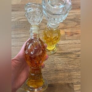 Cologne Avon Regency Crystal Candlestick Decanter